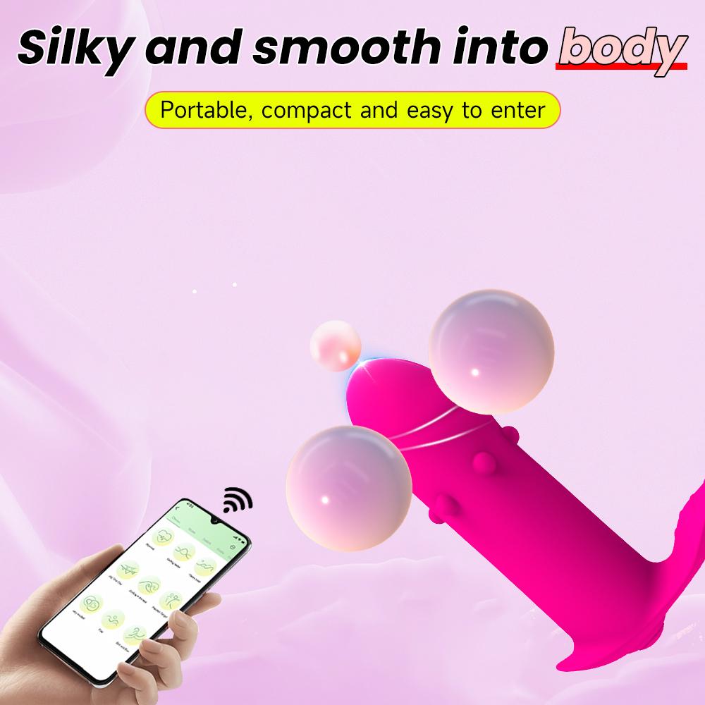 Vibratore Giocattoli Sessuali APP Bluetooth Controllato Punto G Masturbazione Stimolazione Clitoridea Femminile Vibrante Vaginale Uovo d'Amore Per Donne