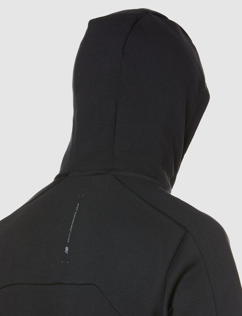 Parka Fleece Full Zip Hoodie MJ21178 Fleece Black M [New Balance] R.W.Tech Men's (BK)