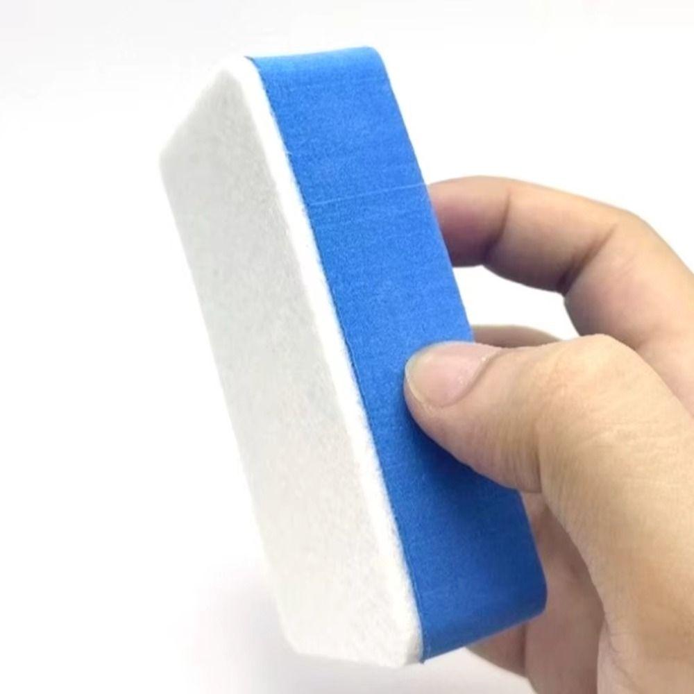 6Pcs Wool Felt Car Oil Film Sponge Cleaning Eraser Wear-resistant Oil Film Cleaning Sponge Durable Wiper Polishing Sponges