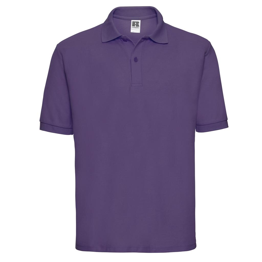 Russell Mens Polycotton Pique Polo Shirt