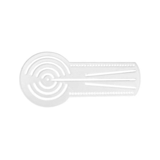 Acrylic Drawing Stencil Portable Artist Template Guide for Paper Fabric Wood Travel-friendly Drawing Tool for Sketching Doodling Painting