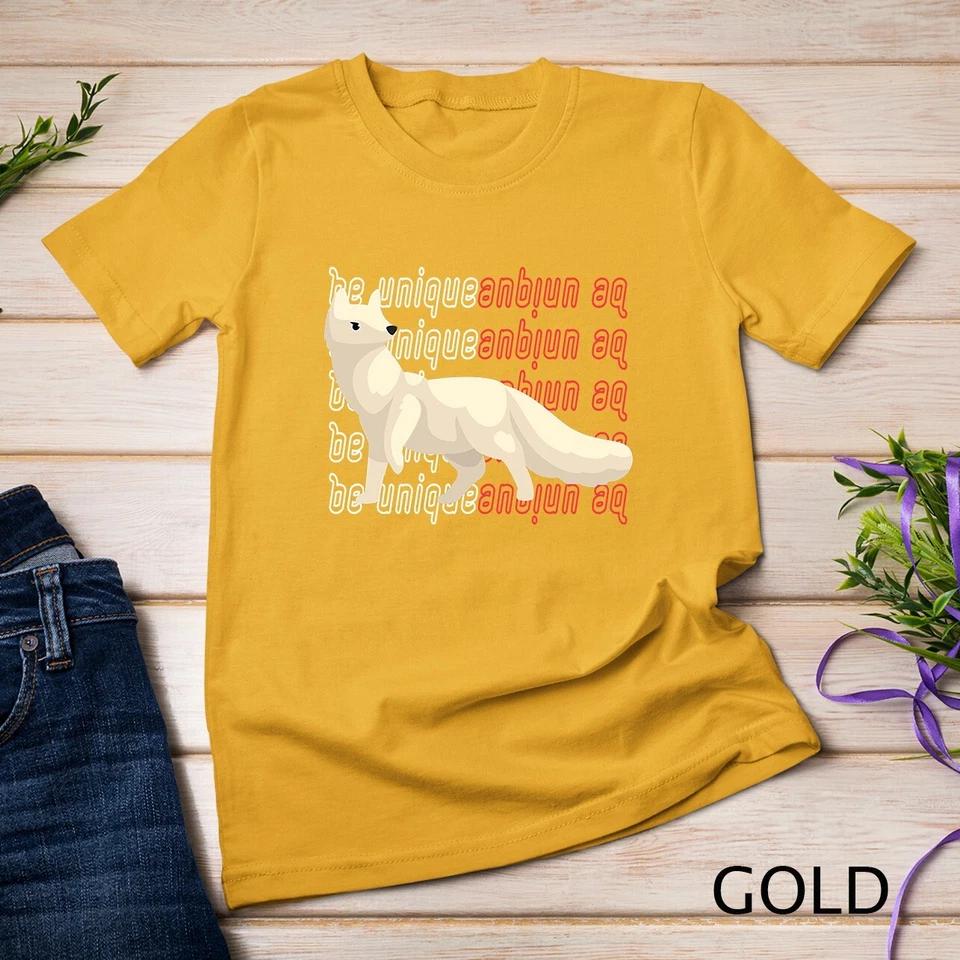 Cool Fox Funny Arctic Foxes Shirt Cute Arctic Fox T-Shirt Unisex T-shirt 4 2XL