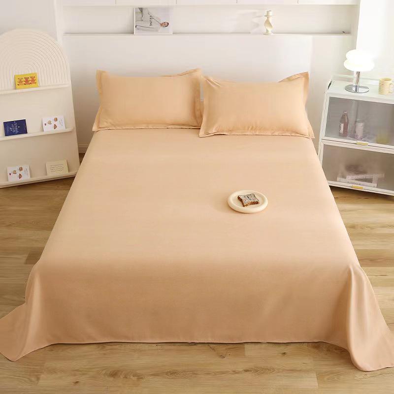 Cotton Dormitory Bedding Set: 3-Piece Quilt Cover and Single Sheet for Student Single Bed.