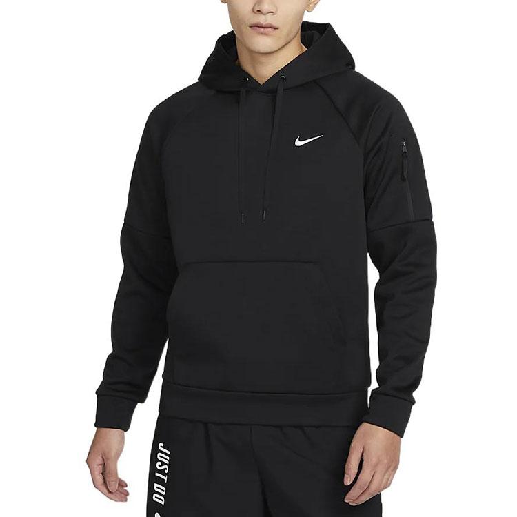 Nike Sweatshirts Men's Black Hooded Moderate Regular DQ4835-010