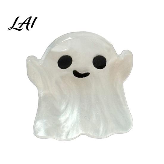 Cool Hair Decorations Halloween Claw Clip Cute Headdress Glitter Acrylic Bat Pumpkin Gifts for Parties Black Cat Spider Ghost Pattern Accessories