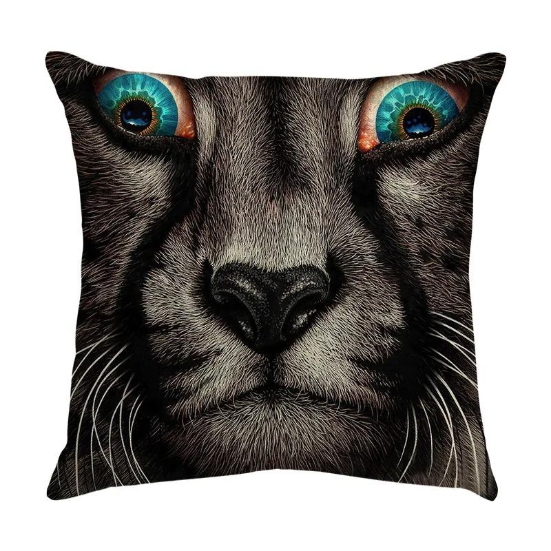 Cute Cat Pillowcase Car Ornaments Living Room Office Home Pillowcase