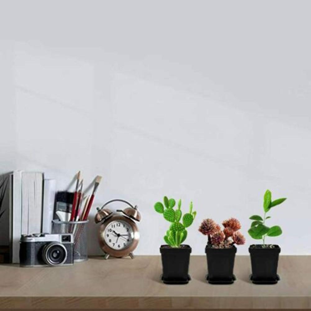 Square Flowers Pots Reusable Set Succulents Ventilated