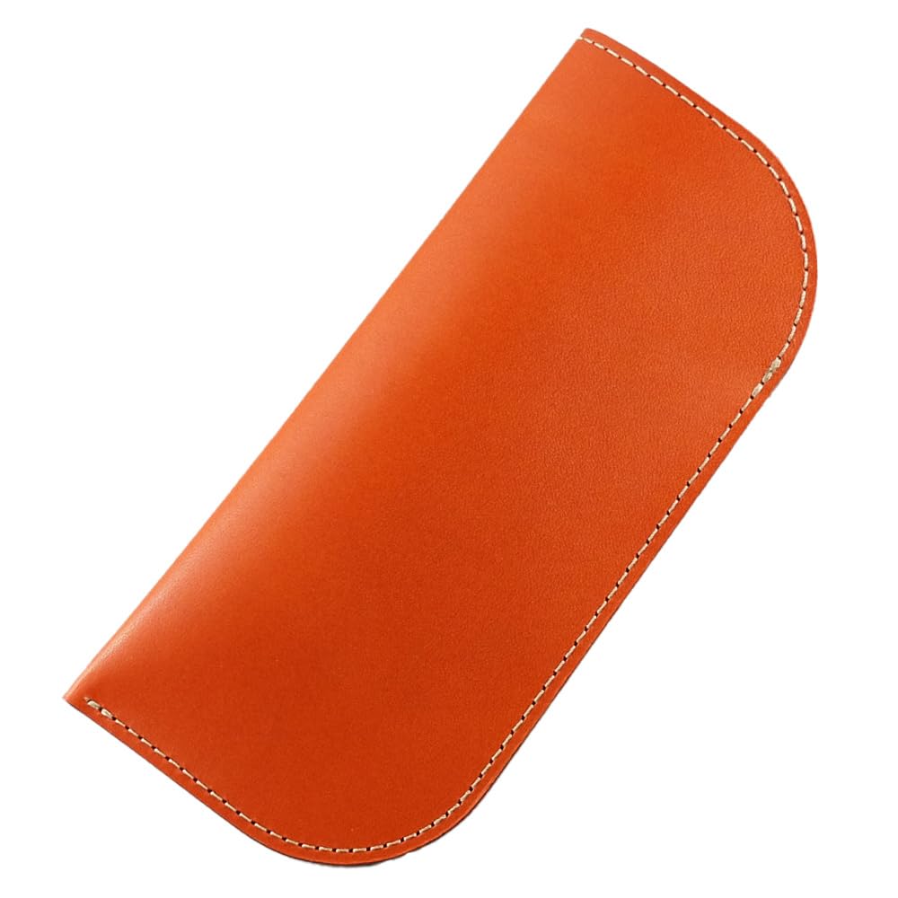 

AIKA Чехол для очков из натуральной кожи с рукавом [Кожа Точиги] (Горячий апельсин)