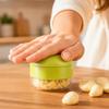 Stainless Steel Multifunctional Manual Garlic Press Mini Handheld Garlic Chopper Household Kitchen Tool for Garlic Paste Crushing