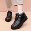 Old Beijing winter cotton shoes soft soles thickened warm elderly snow boots
