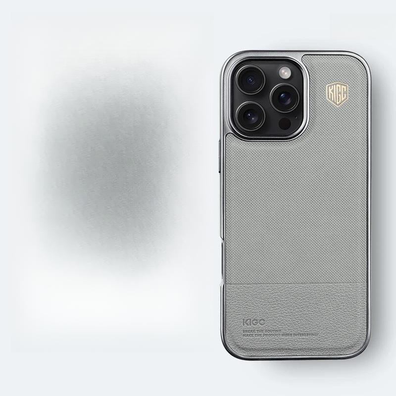 

Подходит для чехла для телефона Apple 16promax, Магнитное притяжение, IPhone16 Противоударный, 15 Кожаный чехол с гальваническим покрытием для деловых мужчин и женщин iPhone 16 6.1 inch