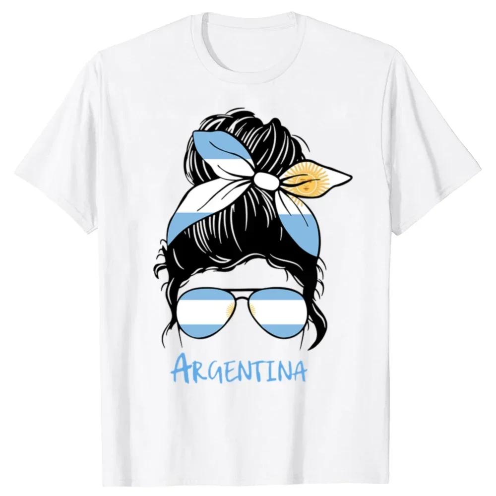 Super Argentine Proud Argentinian Argentina Flag T Shirts Tee Tops Round Neck Short-Sleeve Fashion Tshirt Casual Basic T-shirts