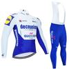 Unisex Long Sleeve Fleece-Lined Cycling Jersey Mountain Road Bikes Wear