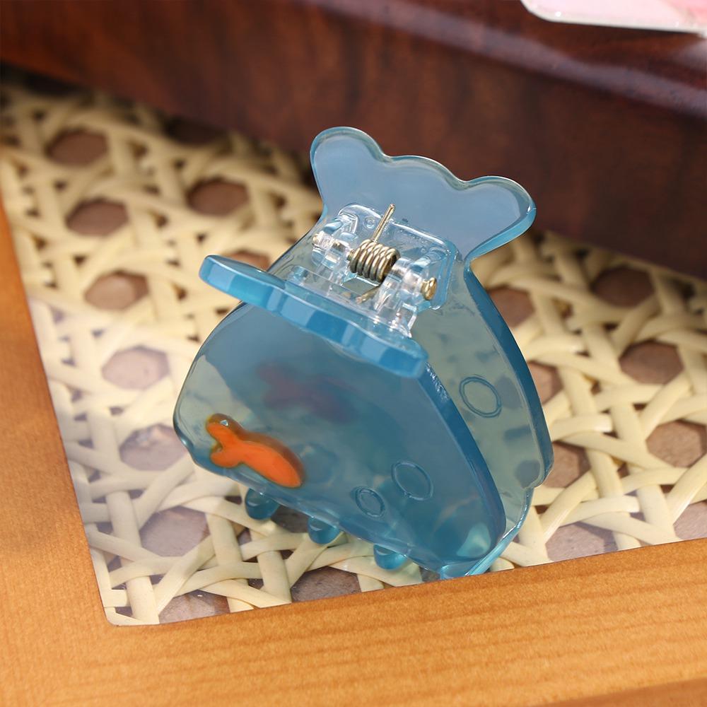 Creative Acetate Fish Hair Claw Ocean Animal Transparent Acetate Hair Claw Hair Clip Small Animal Hair Clip Female/Girls