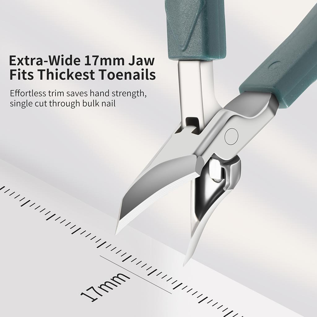 Nail Clipper Splash-Proof Super Pointed Slanted Mouth Nail Cutter Thick Hard Ingrown Toenails Trimmer Manicure Pedicure Tools