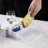 Portable Large Capacity Medicine Storage Box Dustproof Transparent Emergency Medicine Box with Cover Medicine Box
