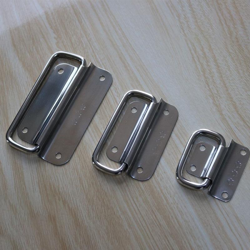 1Pcs Folding Cabinet Drawer Handle Furniture Accessories Simple Door Handle Household Stainless Steel Handle Wooden Box Handle