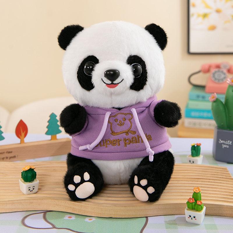 Sweater Giant Panda Plush Toy Cute Panda Doll Doll Zoo Event Souvenir Gift Ragdoll