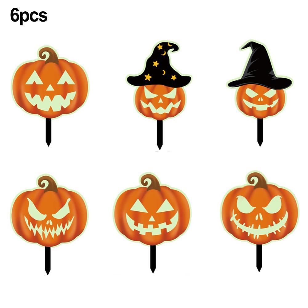 

Luminous Yard Decor Glow-in-the-Dark Decorations 6pcs Halloween Decorations Easy Plug-In Setup Glow Party Supply China Mainland