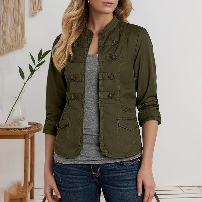 

ZANZEA Womens Casual Solid Color Long Sleeve Cardigan Blouse M