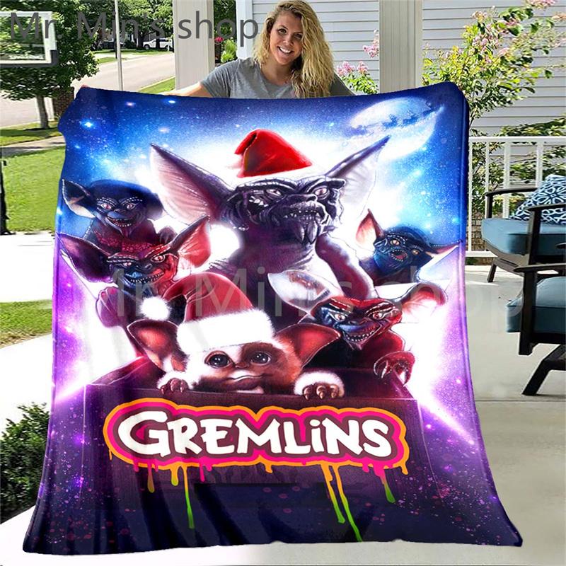Gremlin 84 Blanket Gizmo 80s Movie Mogwai Monster Gremlins Blankets Stylish Shawl Boy Girl's