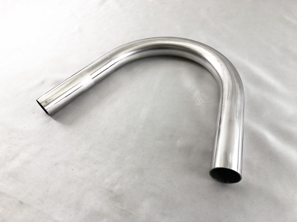 BRIGHTZ Stainless Steel Bent 4 Pieces 35mm 35 150° Pipe, 1.2mm Thick, [CUR-PIPE-032-4PC] Diameter, 35, 150°