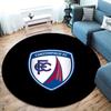 Chesterfield F.C Round Area Rug,Carpet Rug for Living Room Bedroom Sofa Playroom Decor,Non-slip Floor Mat