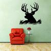 Deer Head Animal Home Removable Waterproof Decorative Stickers