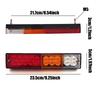 LED Style Taillight Assembly Compatible with 12V-24V Voltage for Automotive/Manual/Modification High Quality Replacemen