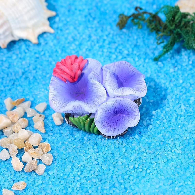 Simulated Resin Coral Decorative ItemsAquarium Fish Tank Landscape Small Coral Resin Handicraft Decorative Items