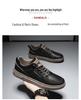 Herren Trendige Lässige Lederschuhe - Frühling/Herbst Vielseitige Koreanischer Stil Leichte Weiße Sneaker