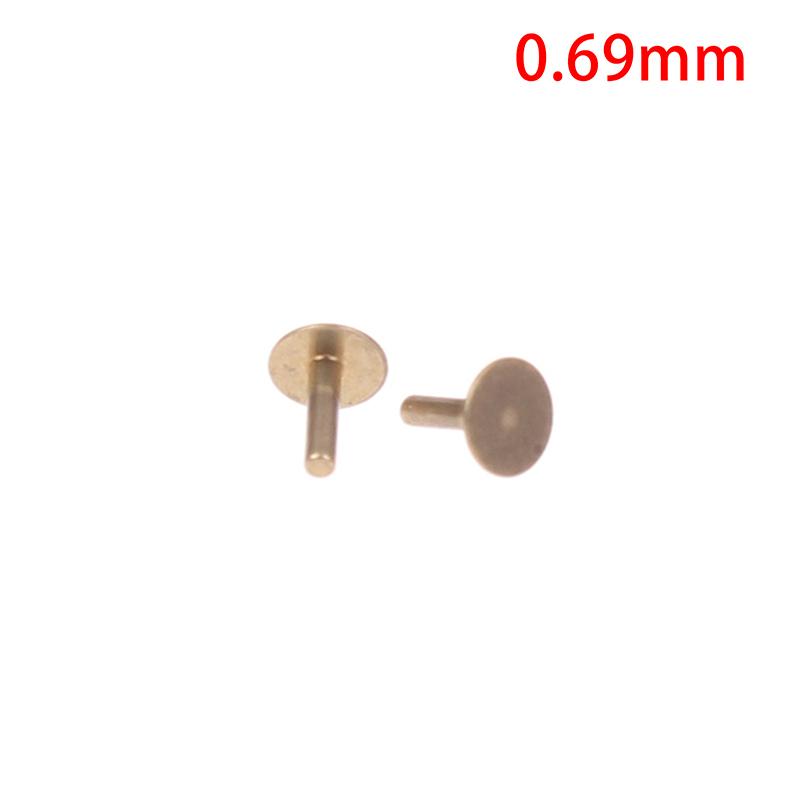 2 Piezas Cobre Pies de Esfera de Reloj 0.64/0.69/0.74/0.79/0.94Mm Tallo Reparación de Movimiento de Reloj Repuesto de Reloj Accesorios