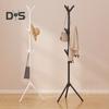 Multi Hook Clothes Rack Stand Coat Hanger High Stability Adjustable Height Easy Assembly Freestanding Clothing Storage Rack