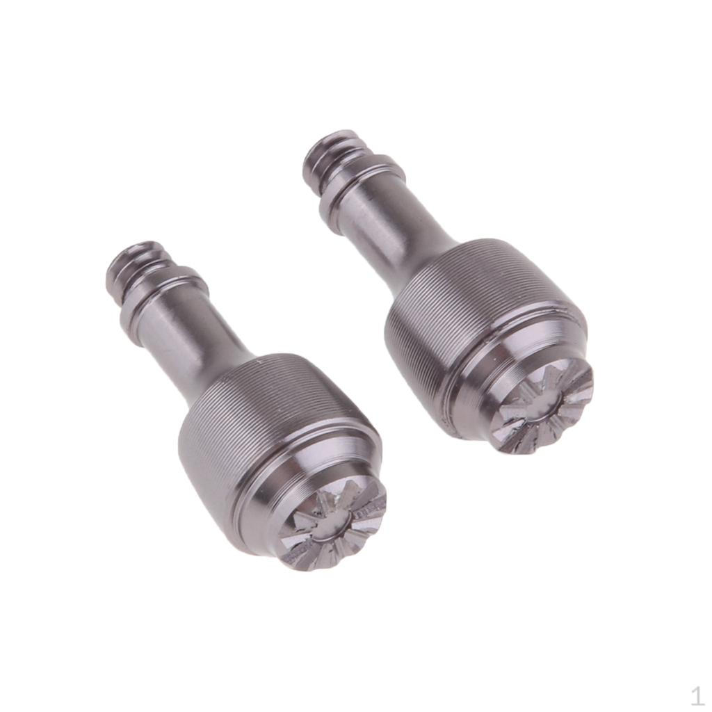 

2 Pcs Remote Controller Alloy Thumb Rocker Accessory срібний