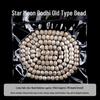 Bodhi Star Moon Beads - High-Density Handmade DIY Bracelets & Necklaces