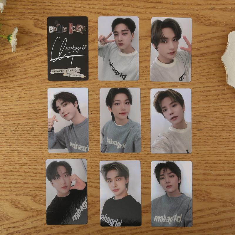 Straykids Maxident Mmt Benefit Photocards Official Same Style Idol Lomo Collectible Cards For Fans Collection Gift Kid Friendly Entertaining Fun Play