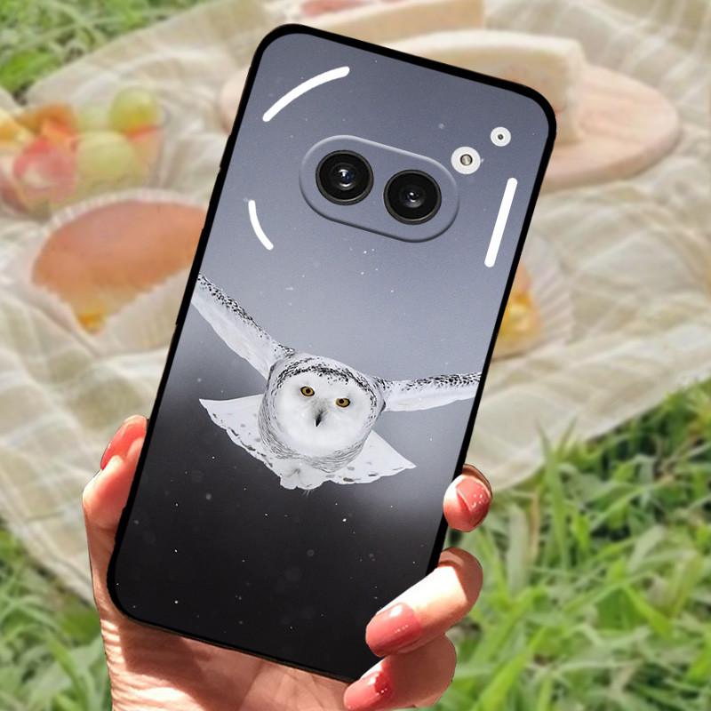 For Nothing Phone 2A Case Cover Silicone Soft Fashion Black Bumper Funda Coque for Nothing Phone 2A Full Protective A142 Capa For Nothing Phone 2A