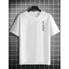 European Size Men's Short Sleeve T-Shirt - Japanese Kanji & Kana Language Design, Casual Round Neck Tee, Machine Washable  Shirt for Spring Summer