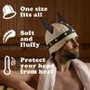 Nordic Viking Horn Sauna Hat with Unique Horn Design Halloween Cosplay Horn Helmet  Themed Parties