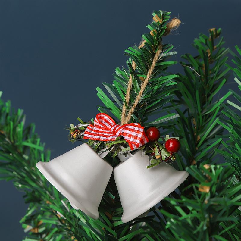 Christmas Bell Ornaments: Small Tree Pendants for Festive Home Decor