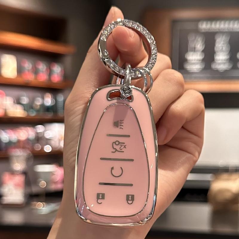 

Чехол-брелок от автомобиля с брелоком для ключей для Chevrolet 2016-2021 Chevy Equinox Malibu Camaro Cruze Blazer Traverse Trax