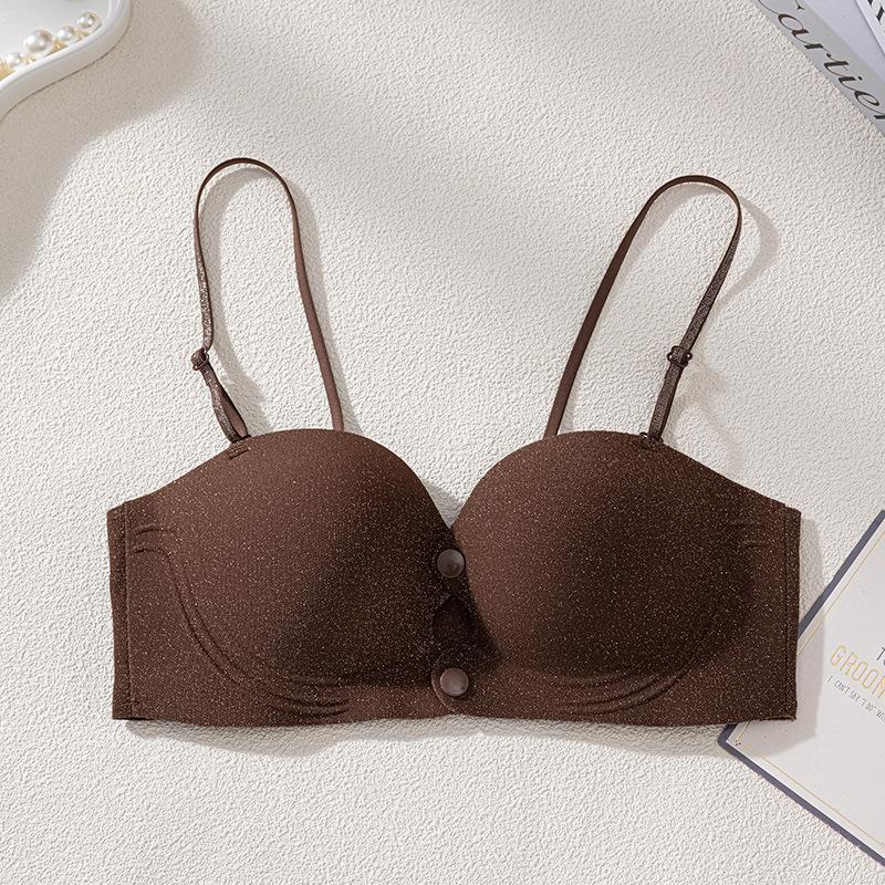 South East Asia Popular Fine Flash Underwear Women's Small Breasts Gather and Show Large Steel Rim Thin Shoulder Straps Close Pair of Seamless