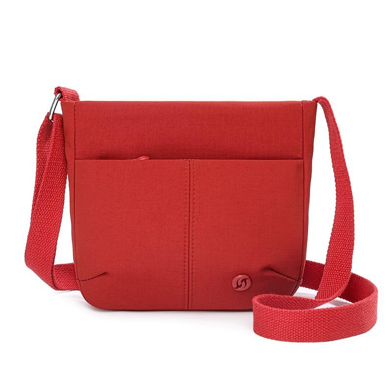 

Casual shoulder bag New candy color women s messenger bag Stylish and simple messenger bag Large capacity anti-splashing cloth bag