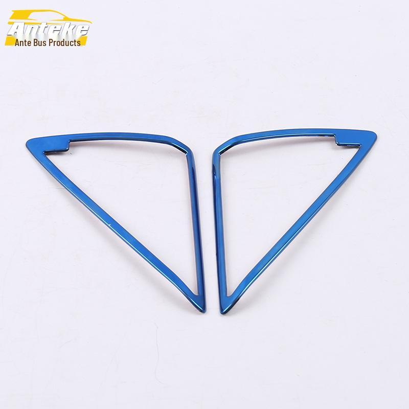 Kodiak 17 A-Pillar Bright Ring & Triangle Sticker Decorative Frame Car Accessories