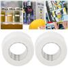 2Pcs Print Label Tape Cute Ribbon Thermal Paper for KINGJIM/TEPRA LR5C Labeler(EQT15W)