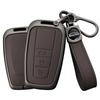 TECART Toyota Key Key Key Zinc Compatible with Toyota Corolla Corolla Toyota and More Case, Cover, Holder, Alloy, 3-Button, Brown, Camry, Cross, RAV4,