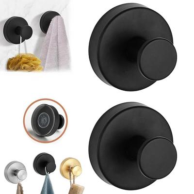 Vacuum Suction Cup Hooks No-drill Stainless Steel Bath Sucker Hook Hanger Glass Kitchen Bathroom Wall Hooks for Towel Handbag