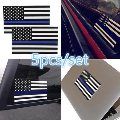 5 uds etiqueta adhesiva de bandera bandera americana coche portátil motocicleta ventanas para pared