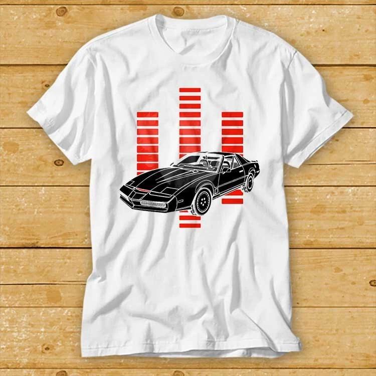 Knight Rider Kitt 2000 Michael Knight Tv Series 80s Retro Car T Shirt 2674 S