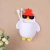 Cartoon Chick Wall-Mounted Storage Box for Makeup, Tools, and Toothbrush
